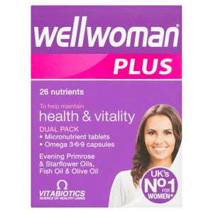 Vitabiotics Wellwoman Plus x56 Women's Multivitamin (British brand)