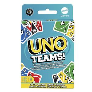 Mattel UNO Teams card game box (British brand)