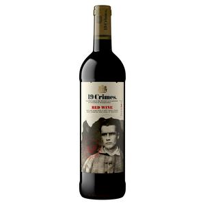 19 Crimes red wine blend 75cl - British product