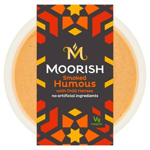 Moorish Smoked Humous with Chilli Harissa Dip 150g