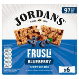 Jordans Frusli Blueberry Oat Cereal Bars 6 x 25g, UK version