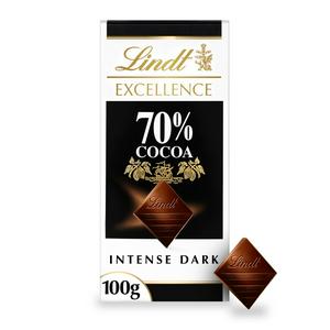 Lindt Excellence Dark Chocolate Bar 100g, UK version