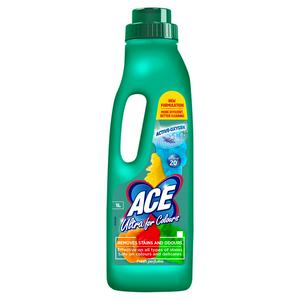 Ace Ultra for Colours Stain Remover laundry powder sachets - British product