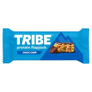 Tribe Choc Chip Protein Flapjack Chocolate 50g (British brand)