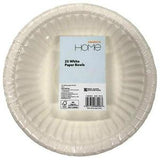 Sainsbury's Home White Paper Bowls 25 Pack (British brand)