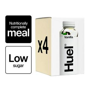 Huel vanilla ready-to-drink meal replacement shake 4x500ml, UK version