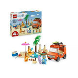 LEGO Bluey Beach Car Trip Toy Set 133 pieces - British product