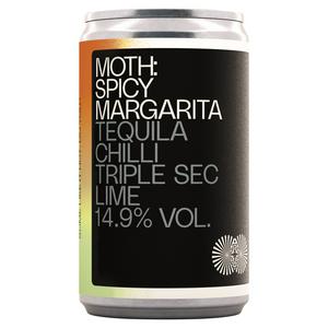 Moth Spicy Margarita Tequila Can 125ml imported from the UK