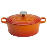 Habitat Cast Iron Casserole Dish Orange 4.7 Litre, UK version