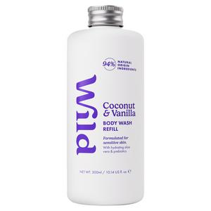 Wild body wash refill coconut vanilla 300ml (British brand)