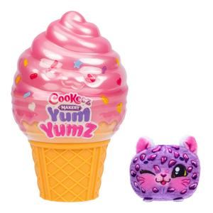Cookeez Makery Yum Yumz Scented Surprise Plush Pet Ice Cream Cone One Size