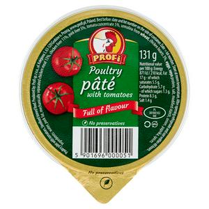 Profi Poultry Pate wet cat food 131g, imported from the UK