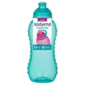 Sistema Single Twist & Sip Water Bottle 330ml (British brand)