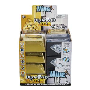 Treasure hunter stone kit with tools 6.5cm imported from the UK