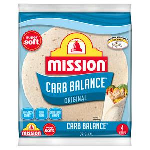 Mission Carb Balance Original Wraps 4 Pack 200g