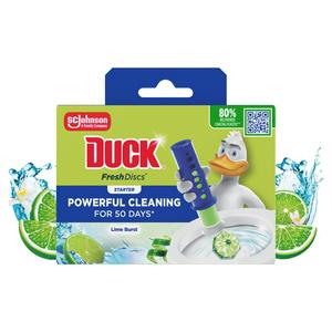 Duck Fresh Discs Lime Toilet Cleaner Gel Stamps 36ml
