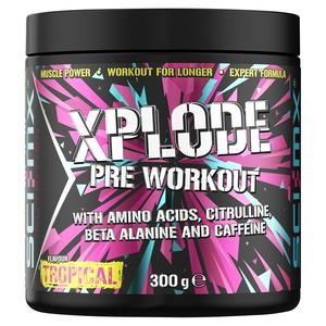 Sci-MX Nutrition Xplode powder Tropical 300g (British brand)