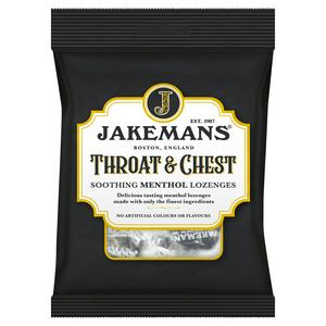 Jakemans menthol throat lozenges aniseed eucalyptus 160g, UK version