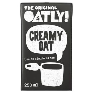 Oatly Creamy Oat Single Cream 250ml, imported from the UK