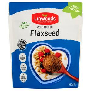 Linwoods milled organic flaxseed 425g, UK version