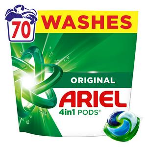 Ariel Original Washing Capsules 70 Washes - British product