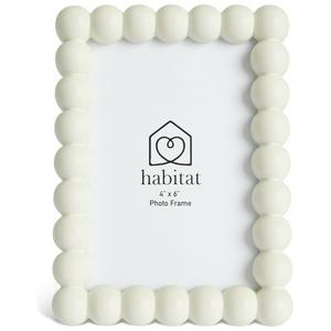Habitat white bobble picture frame 4x6 photo holder, UK version