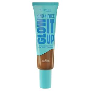 Rimmel London Skin Tint Soft Chocolate 30ml, imported from the UK