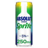 Absolut Vodka and Sprite ready-to-drink cocktail 250ml - British product