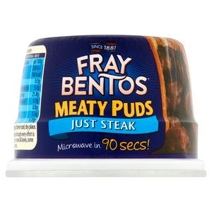 Fray Bentos Meaty Puds Just Steak beef pie 200g - British product