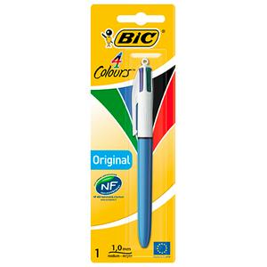 BIC 4 Colours ballpoint pen multi-coloured ink - British product