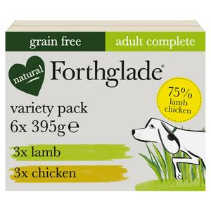 Forthglade wet dog food variety pack 6x395g - British product