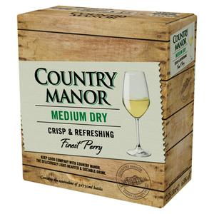 Country Manor Medium Dry Perry Pear Cider 2.25L - British product