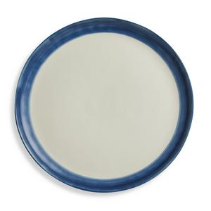 Habitat Artisan Stripe dinner plate blue 28cm, UK version