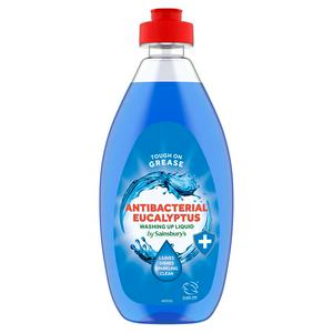 Sainsbury's antibacterial eucalyptus washing up liquid 500ml (British brand)