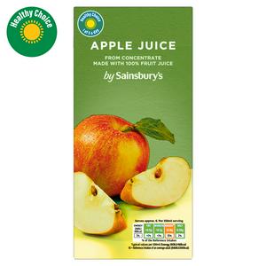 Sainsbury's Pure Apple Juice Apple Juice Pure Apple Juice Cartons 1L