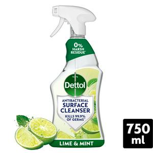Dettol Lime & Mint antibacterial surface cleanser 750ml - British product