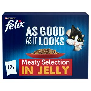 Felix Meaty Selection Wet Cat Food 12 x 85g - British product