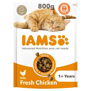 IAMS Vitality Fresh Chicken Cat Food 800g, UK version