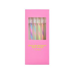 Sainsbury's Bold Swirl Multicolour Gel Pens 6 Pack (British brand)