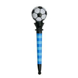 Sainsbury's football pen blue and white (British brand)