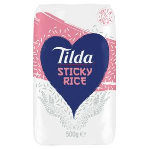 Tilda Sticky Rice Short Grain Rice 500g