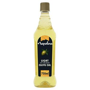 Napolina light in colour olive oil 750ml, imported from the UK
