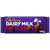 Cadbury Dairy Milk Fruit & Nut chocolate bar 180g - British product