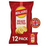 Walkers Ready Salted Crisps 12x25g (British brand)