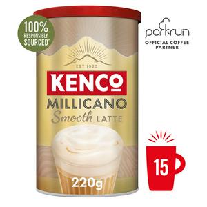 Kenco Millicano Smooth Latte Instant Coffee 220g, UK version