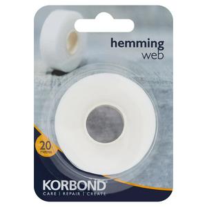 Korbond Sew Free Hemming Web 20m length, UK version
