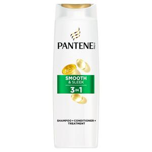 Pantene Pro-V Smooth & Sleek 3 In 1 Shampoo Dull & Frizzy Hair 400ml