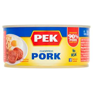 Pek chopped pork canned meat 300g, imported from the UK