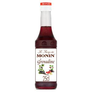 Monin Grenadine Syrup Red Berry 250ml, imported from the UK