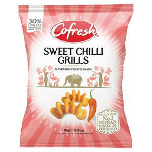 Cofresh Sweet Chilli Grills potato snack 80g - British product